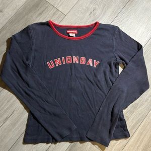 Vintage Junior’s Unionbay Long Sleeve Top